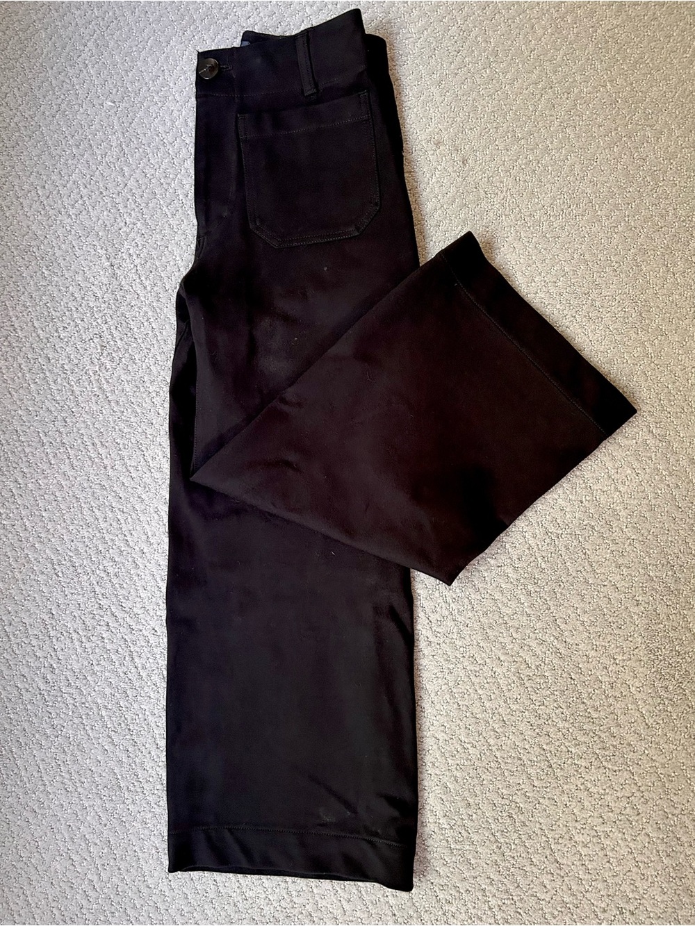 Colette Wide Leg Pants with Front and back Patch Pockets